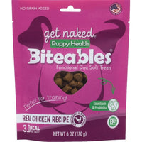 Get Naked Puppy Health Biteables Soft Dog Treats Chicken Flavor, 6 oz-Dog-Get Naked-PetPhenom