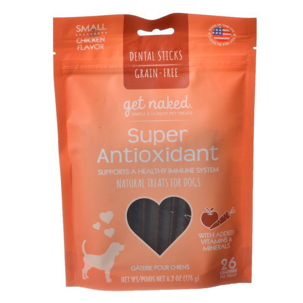 Get Naked Super Antioxidant Dental Chews, Small (6.2 oz)-Dog-Get Naked-PetPhenom