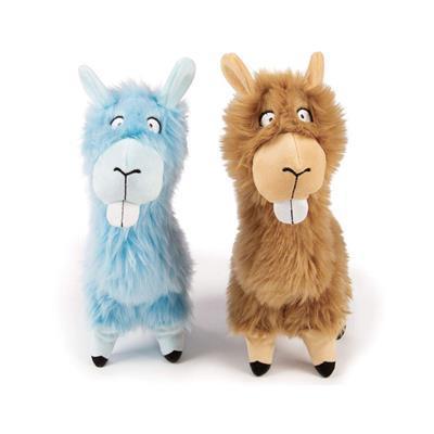 GoDog Toys Buck Tooth Tan Llama, Small-Dog-GoDog™ Toys-PetPhenom
