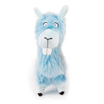 GoDog™ Toys Blue Buck Tooth Llama by GoDog - Small-Dog-GoDog-PetPhenom