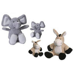GoDog™ Toys Checkered Plush Animals with Chew Guard™ - Large - Elephant-Dog-GoDog™ Toys-PetPhenom
