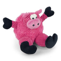 GoDog™ Toys Checkers Sitting Pig by GoDog-Dog-GoDog-PetPhenom