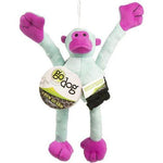 GoDog™ Toys Crazy Tugs Monkeys by goDog - Turquoise - Small-Dog-GoDog™ Toys-PetPhenom