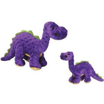 GoDog™ Toys Dino Brutos Purple with Chew Guard™ -Mini Dino-Dog-GoDog™ Toys-PetPhenom