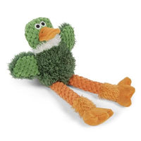 GoDog™ Toys Just for Me Checkers Skinny Duck by GoDog-Dog-GoDog-PetPhenom