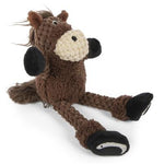 GoDog™ Toys Just for Me Checkers Skinny Horse by GoDog-Dog-GoDog-PetPhenom