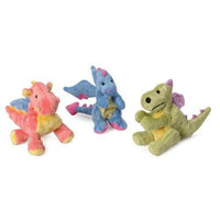 GoDog™ Toys Mini Dragons with Chew Guard™ Technology -Coral-Dog-GoDog™ Toys-PetPhenom