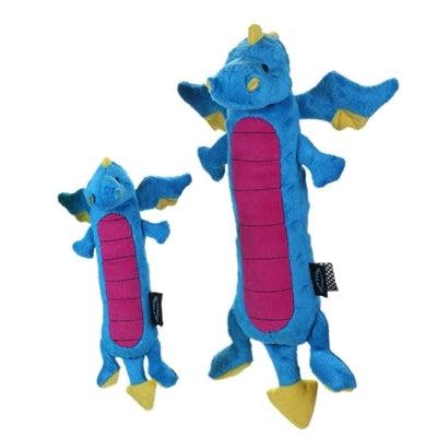 GoDog™ Toys Skinny Dragons Blue by GoDog -Large-Dog-GoDog-PetPhenom