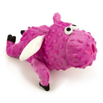 GoDog™ Toys goDog - Bubble Plush Flying Pig Large Bright Pink-Dog-GoDog™ Toys-PetPhenom