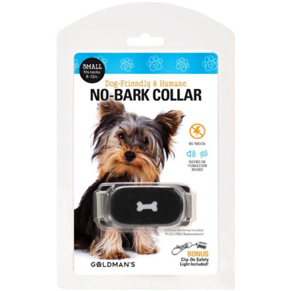 Goldmans No-Bark Collar Dog Friendly and Humane, Small - Necks 8-12"-Dog-Goldmans-PetPhenom