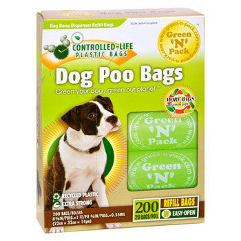 Green-n-Pack Dog Poo Bags - 200 Pack-Dog-Green-n-pack-PetPhenom