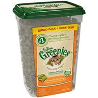 Greenies Feline Dentral Treats Oven Roasted Chicken 11oz-Cat-Greenies-PetPhenom