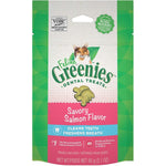 Greenies Feline Natural Dental Treats Tempting Salmon Flavor, 2.5 oz-Cat-Greenies-PetPhenom