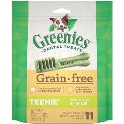 Greenies Grain Free Dental Dog Treat Entry Level Teenie 3oz-Dog-Greenies-PetPhenom