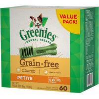 Greenies Grain Free Petite Dental Dog Treat, 60 count-Dog-Greenies-PetPhenom