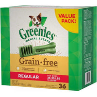 Greenies Grain Free Regular Dental Dog Treat, 36 count-Dog-Greenies-PetPhenom