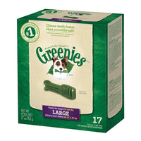 Greenies Large Dental Dog Treats, 17 count-Dog-Greenies-PetPhenom