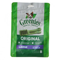 Greenies Large Dental Dog Treats, 8 count-Dog-Greenies-PetPhenom