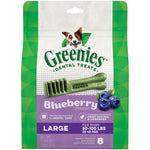 Greenies Large Dental Dog Treats Blueberry, 8 count-Dog-Greenies-PetPhenom
