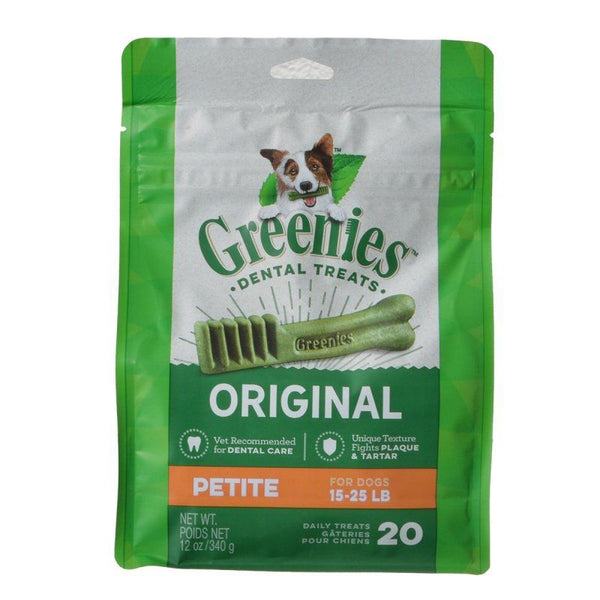 Greenies Petite Dental Dog Treats, 20 count-Dog-Greenies-PetPhenom