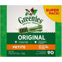 Greenies Petite Dental Dog Treats, 90 count-Dog-Greenies-PetPhenom