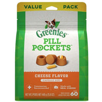 Greenies Pill Pockets Cheese Flavor Capsules, 60 count-Dog-Greenies-PetPhenom