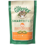 Greenies SmartBites Healthy Skin & Fur Chicken Flavor Cat Treats, 2.1 oz-Cat-Greenies-PetPhenom