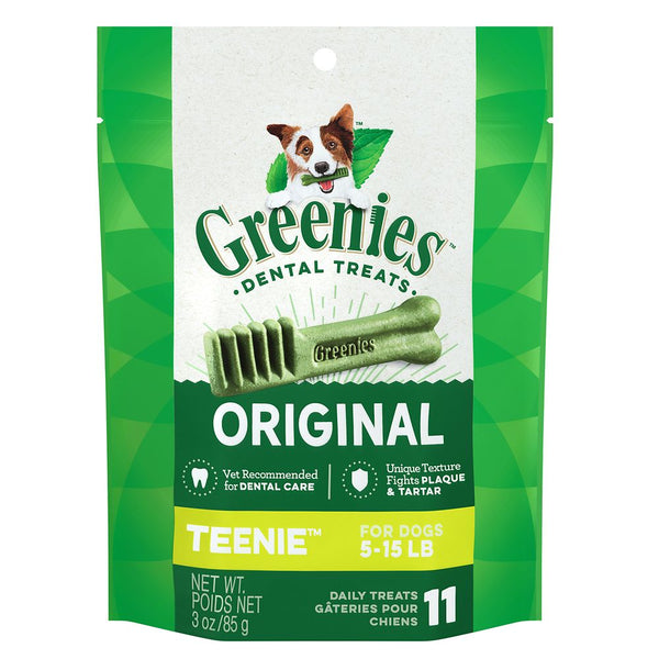 Greenies Teenie Dental Dog Treats, 11 count-Cat-Greenies-PetPhenom