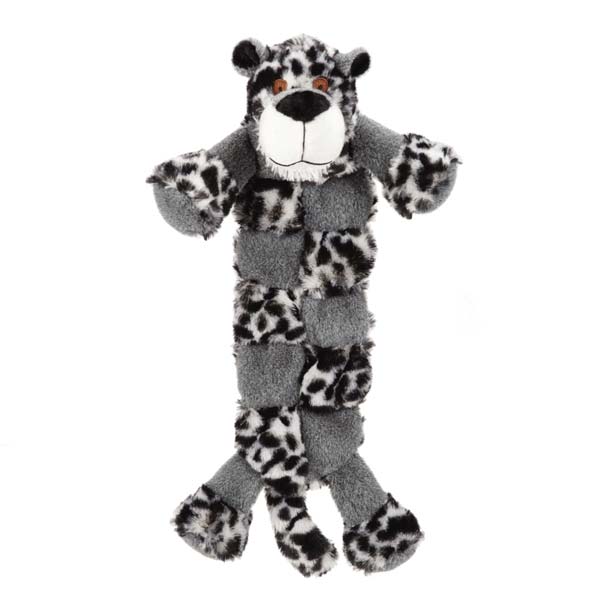Grriggles Safari Squktacular Dog Toys -Large Leopard