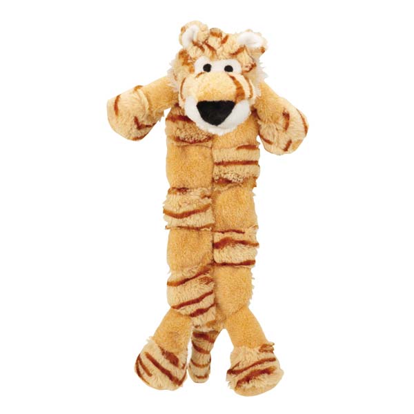 Grriggles Safari Squktacular Dog Toys -Large Tiger