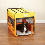 Guardian Gear Collapsible Crate -Large (Orange/Yellow)-Dog-Guardian Gear-PetPhenom