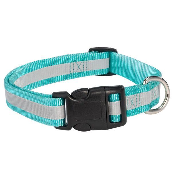 Guardian Gear Reflective Dog Collar and Lds - 14"-20" Collar - Blue-Dog-Guardian Gear-PetPhenom