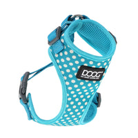 DOOG Neoflex Dog Harness Snoopy Small Light Blue/White Polka Dot-Dog-DOOG-PetPhenom