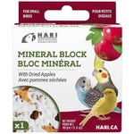 HARI Dried Apple Mineral Block for Small Birds, 1.4 oz-Bird-Hari-PetPhenom