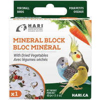 HARI Vegetable Mineral Block for Small Birds, 1.2 oz-Bird-Hari-PetPhenom