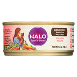 Halo Purely For Pets Cat Food - Spots Stew - Succulent Salmon - 5.5 oz - case of 12-Cat-Halo Purely For Pets-PetPhenom