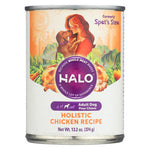 Halo Purely For Pets Halo Adult Dog Chicken Spots Stew - Wholesome Chicken - Case of 12 - 13.2 oz.-Dog-Halo Purely For Pets-PetPhenom