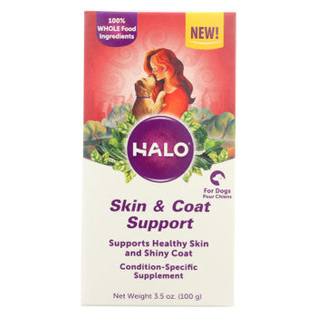 Halo Purely For Pets - Suplmnt Wf Skin Coat Sup - 1 Each - 3.50 OZ-Dog-Halo Purely For Pets-PetPhenom