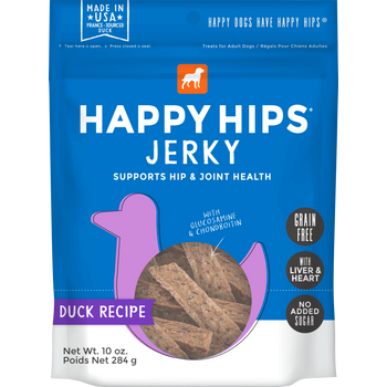 Happy Hips - Jerky Green Free Duck - Case of 6 - 10 OZ-Dog-Happy Hips-PetPhenom