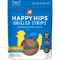 Happy Hips - Strips Green Free Chicken - Case of 6 - 12 OZ-Dog-Happy Hips-PetPhenom