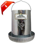 Harris Farms Hanging Galvanized Steel Poultry Feeder from Harris Farms -30lb-Chicken-Harris Farms-PetPhenom