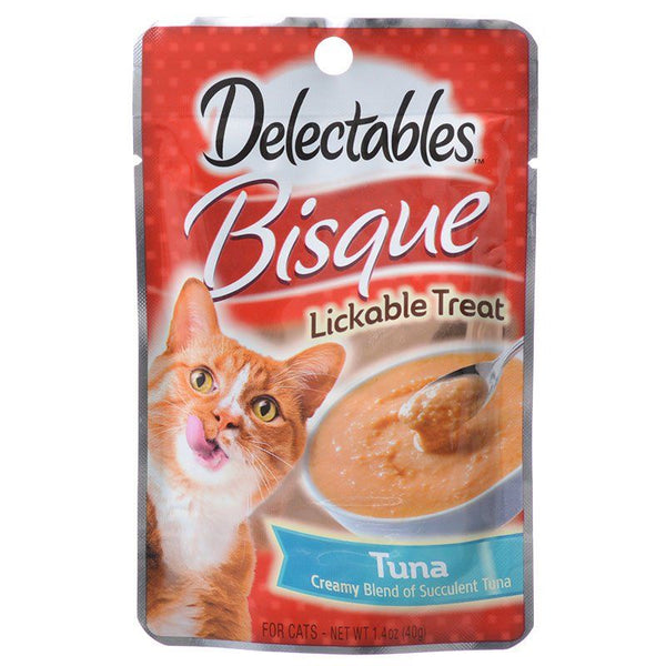 Hartz Delectables Bisque Lickable Cat Treats - Tuna, 1.4 oz-Cat-Hartz-PetPhenom
