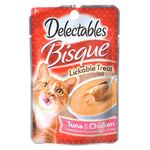 Hartz Delectables Bisque Lickable Cat Treats - Tuna & Chicken, 1.4 oz-Cat-Hartz-PetPhenom