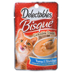 Hartz Delectables Bisque Lickable Cat Treats - Tuna & Shrimp, 1.4 oz-Cat-Hartz-PetPhenom