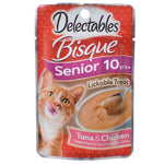 Hartz Delectables Bisque Senior Lickable Cat Treats - Tuna & Chicken, 1.4 oz-Cat-Hartz-PetPhenom