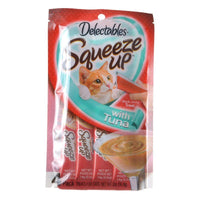 Hartz Delectables Squeeze Up Cat Treat - Tuna, 4 Pack - (4 x 0.5 oz Tubes)-Cat-Hartz-PetPhenom