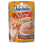 Hartz Delectables Stew Lickable Cat Treats - Chicken & Tuna, 1.4 oz-Cat-Hartz-PetPhenom