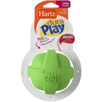 Hartz Dura Play Bacon Scented Dog Ball Toy Large, 1 count-Dog-Hartz-PetPhenom