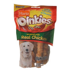 Hartz Oinkies Pig Skin Twists Wrapped with Real Chicken, Regular - 5" Long - 8 Pack-Dog-Hartz-PetPhenom