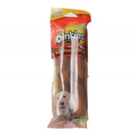 Hartz Oinkies Pig Skin Twists with Bacon Flavored Wrap, X-Large - 9" Long - 2 Pack-Dog-Hartz-PetPhenom